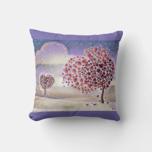 Liebe Tree Throw Kissen