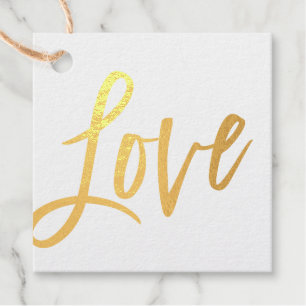 LIEBE trendy moderne handgeschriebene Schrift Geschenkanhänger