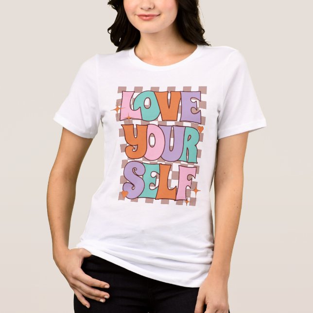 Liebe Tri-Blend Shirt (Vorderseite)