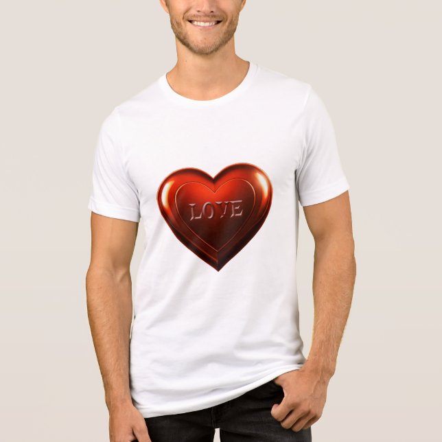 LIEBE Tri-Blend SHIRT (Vorderseite)