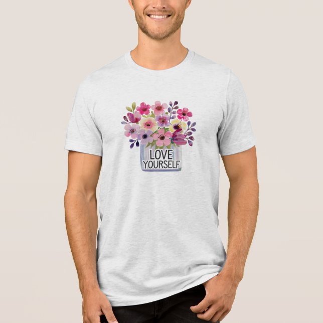 Liebe Tri-Blend Shirt (Vorderseite)