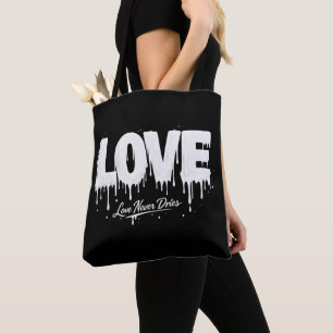 Liebe trocknet nie tasche