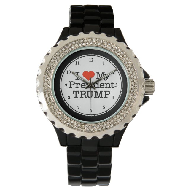 Liebe Trump Armbanduhr (Vorderseite)