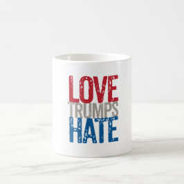 Liebe-Trumpf-Hass-Kaffee-Tasse Kaffeetasse