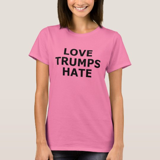 Liebe-Trumpf-Hass T-Shirt