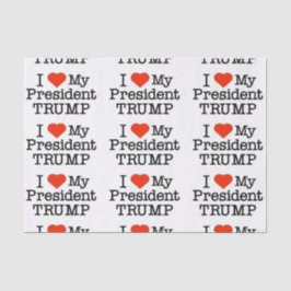 Liebe-Trumpf Seidenpapier