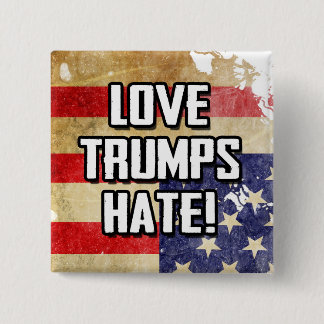 Liebe Trumps Hass Button