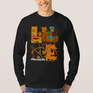 Liebe Truthahn Stethoskop Krankenschwester Leben E T-Shirt