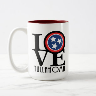 LIEBE Tullahoma Tennessee 15oz Zweifarbige Tasse