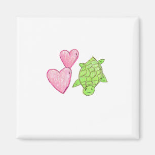 Liebe Turtle Magnet