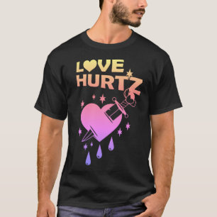 Liebe tut klassischen T - Shirt weh