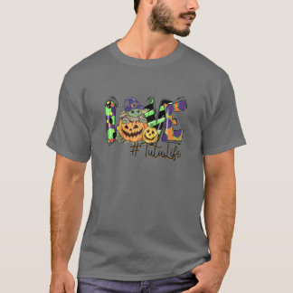 Liebe Tutu Life Pumpkin Halloween T-Shirt