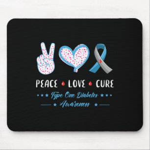 Liebe Typ 1 Diabetes Männer Frauen Mousepad