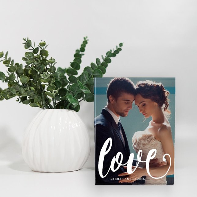 Liebe Typografie Foto und Name Foto Block (Von Creator hochgeladen)