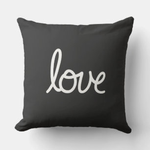 Liebe Typografie Pillow Kissen