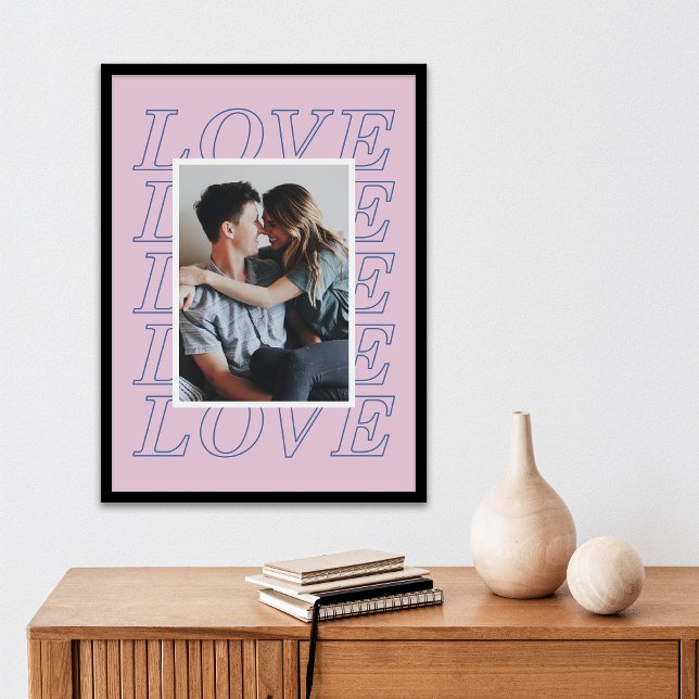 Liebe Typografie Valentinstag Poster - Lavendel (Von Creator hochgeladen)