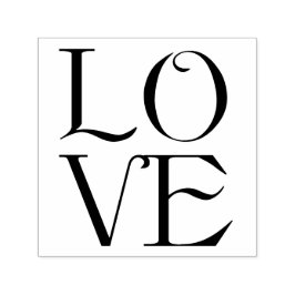 Liebe Typografy Wedding Permastempel