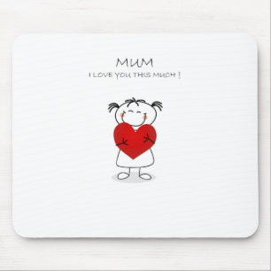 Liebe u der Mama I dieses viel Mousepad