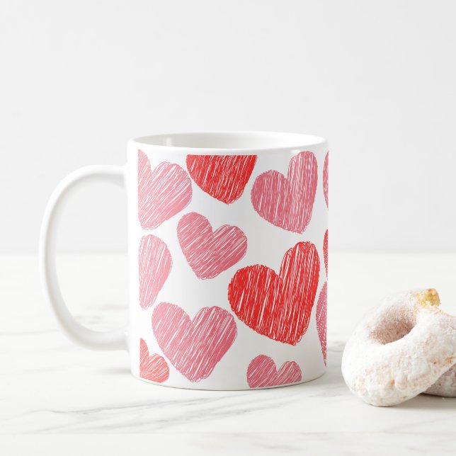 LIEBE U KAFFEETASSE (Mit Donut)