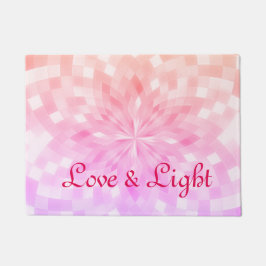 Liebe u. Licht Fußmatte