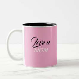 Liebe U Mama Kaffee Tasse/Das perfekte Geschenk fü Zweifarbige Tasse