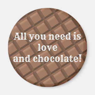 Liebe u. Schokolade Magnet