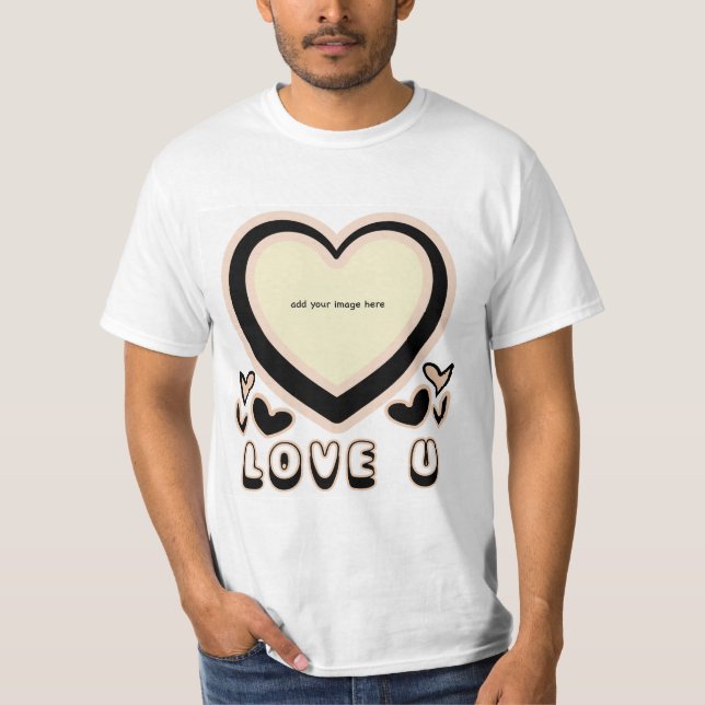 LIEBE U Teddy Bear T-Shirt (Vorderseite)