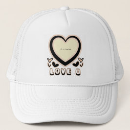LIEBE U Teddy Bear T - Shirt Truckerkappe