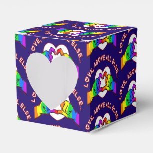 Liebe über alles andere Favor Box Geschenkschachtel