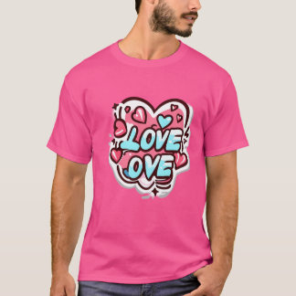 Liebe über Design Freund T-Shirt