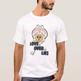 Liebe über Lies - Happy Blume - Kamala Harris 24 T-Shirt