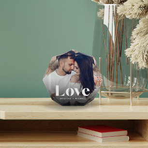 Liebe Überlagern Personalisierter Foto-Block Fotoblock