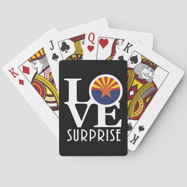 LIEBE Überraschung Arizona Spielkarten (Rückseite)