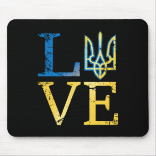 Liebe Ukraine Shirtukrainisch Tryzub Zelensky Mili Mousepad