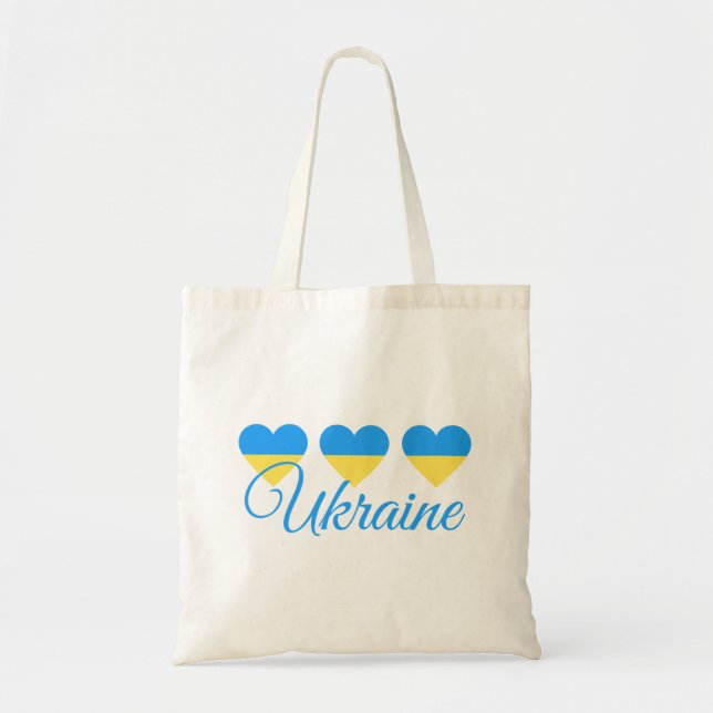 Liebe Ukraine Tragetasche (Vorne)