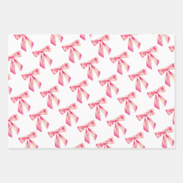 Liebe-Umhüllungspapier Set von 3 Geschenkpapier Set