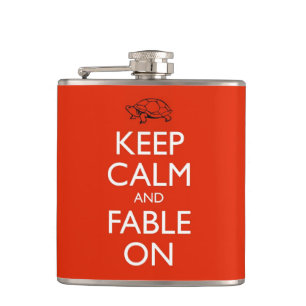 Liebe und andere Fabeln behalten ruhige Flasche Flachmann