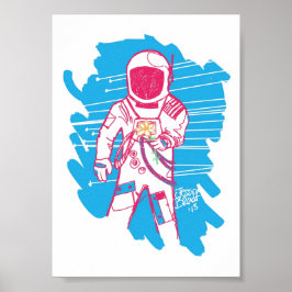 Liebe und Astronauten Originale Poster