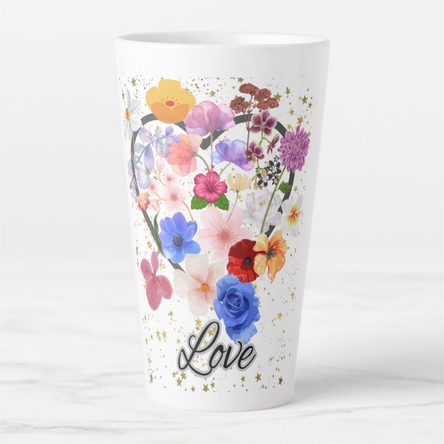 Liebe und Blume Milchtasse (Vorderseite)