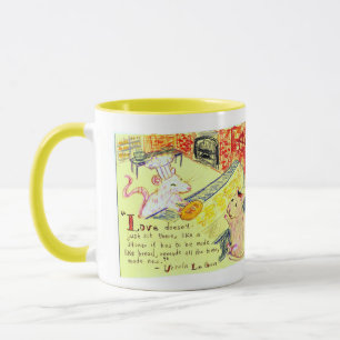 Liebe und Brot Anarchist Bäckerei Raten Tasse