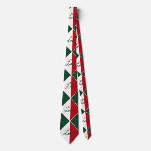 Liebe und Candy Canes Krawatte