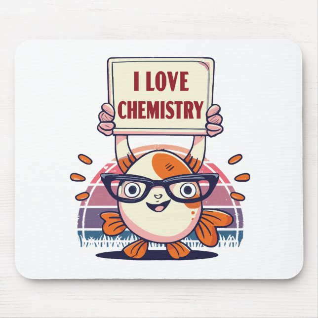 Liebe und Chemie Mousepad (Vorne)