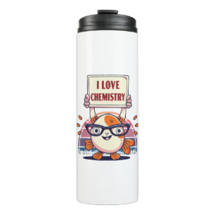 Liebe und Chemie Thermosbecher