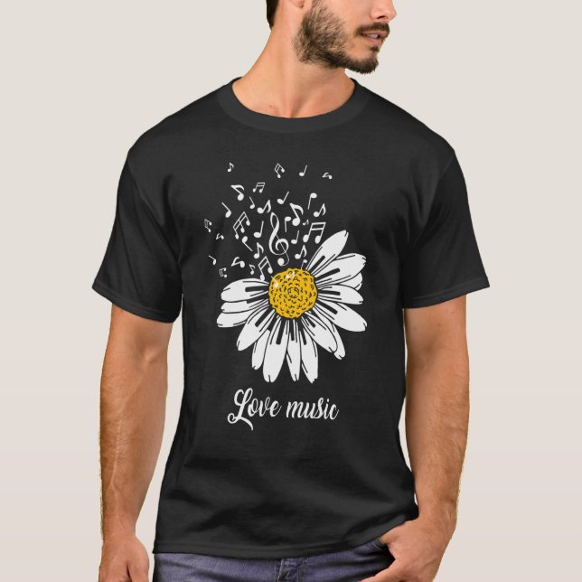 Liebe und Chrysanthemen T-Shirt (Vorderseite)