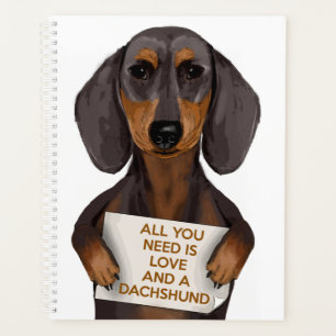 Liebe und Dackel Planer