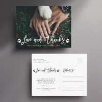 Liebe und Dank für Paw Prints | Danke Foto