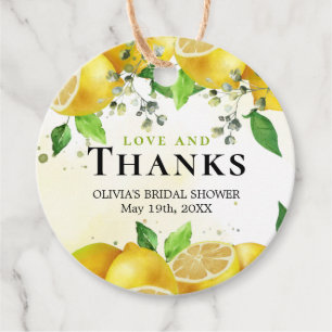 Liebe und Dankesmarken für Wasserfarben Geschenkanhänger