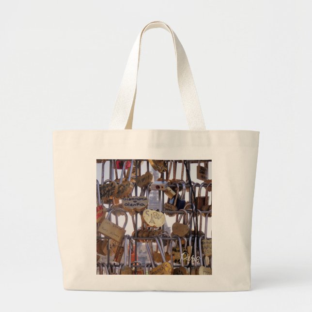 Liebe und Eiffelturm. Paris. Frankreich. TASCHE B (Vorne)
