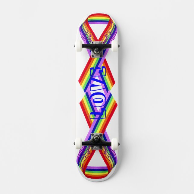 Liebe- und Einheitsrollen_ Skateboard (Vorderseite)