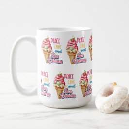 Liebe und Eis Kaffeetasse